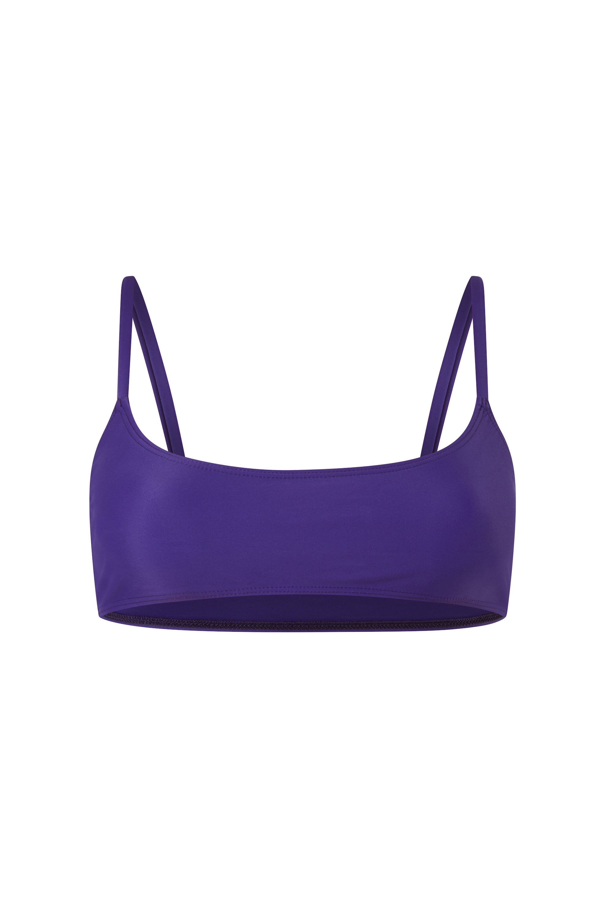 Initial S Maillot de bain femme 2 pièces haut de bikini bandeau brassière noeuds bleu indigo éco responsable allure sportive sensuel fabrication française écologique nager bronzer plonger nylon recyclé swimwear swimsuit women deep blue top bra sustainable made in france econyl recycled nylon sporty sensual sexy beachwear made from plastic waste natural beauty